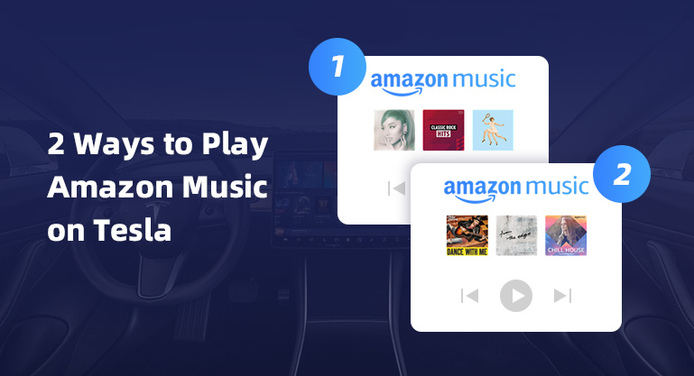 play amazon music on tesla